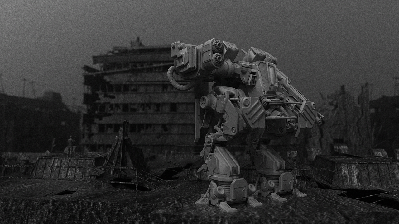 C4D概念场景（废墟）（图ZMjE1MDY1ODgw） - 场景 - 站酷设计师猎户座J原创素材 - 站酷ZCOOL