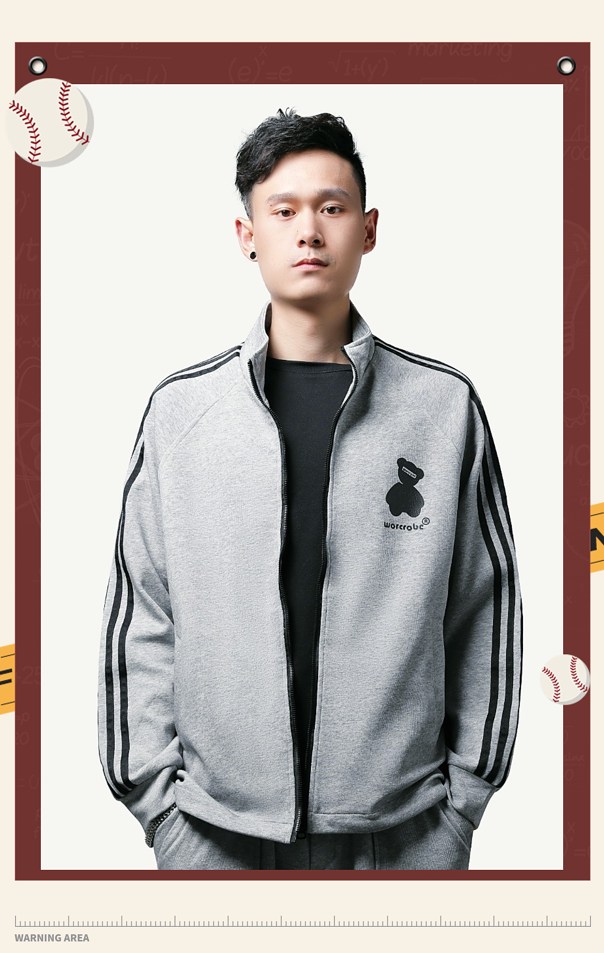 棒球领夹克（图ZMjQ3Mzc5ODcy） - 休闲/流行服饰 - 站酷设计师请称呼我为大师兄原创素材 - 站酷ZCOOL