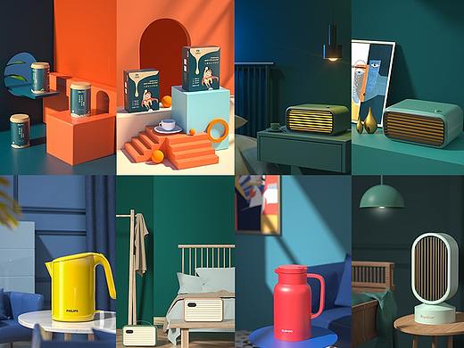 「 ledoor乐道」2020年C4d渲染合集详情页x3