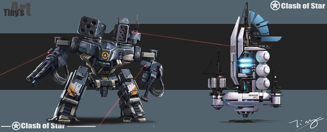 一些机械（图ZMTYxNTIyMTA4） - 游戏原画 - 站酷设计师广州易云原创素材 - 站酷ZCOOL