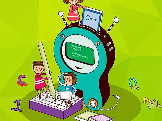 少兒編程（個人主頁-ZMjU3MTE3MTI=） - 運(yùn)營設(shè)計 - 站酷設(shè)計師b19900712原創(chuàng)素材 - 站酷ZCOOL