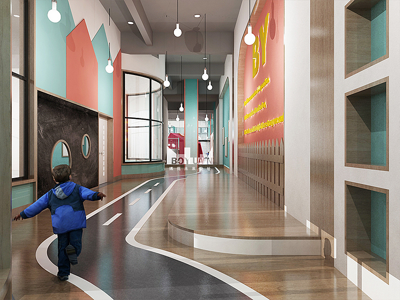 据说这样设计幼儿园很炸街|早教中心设计