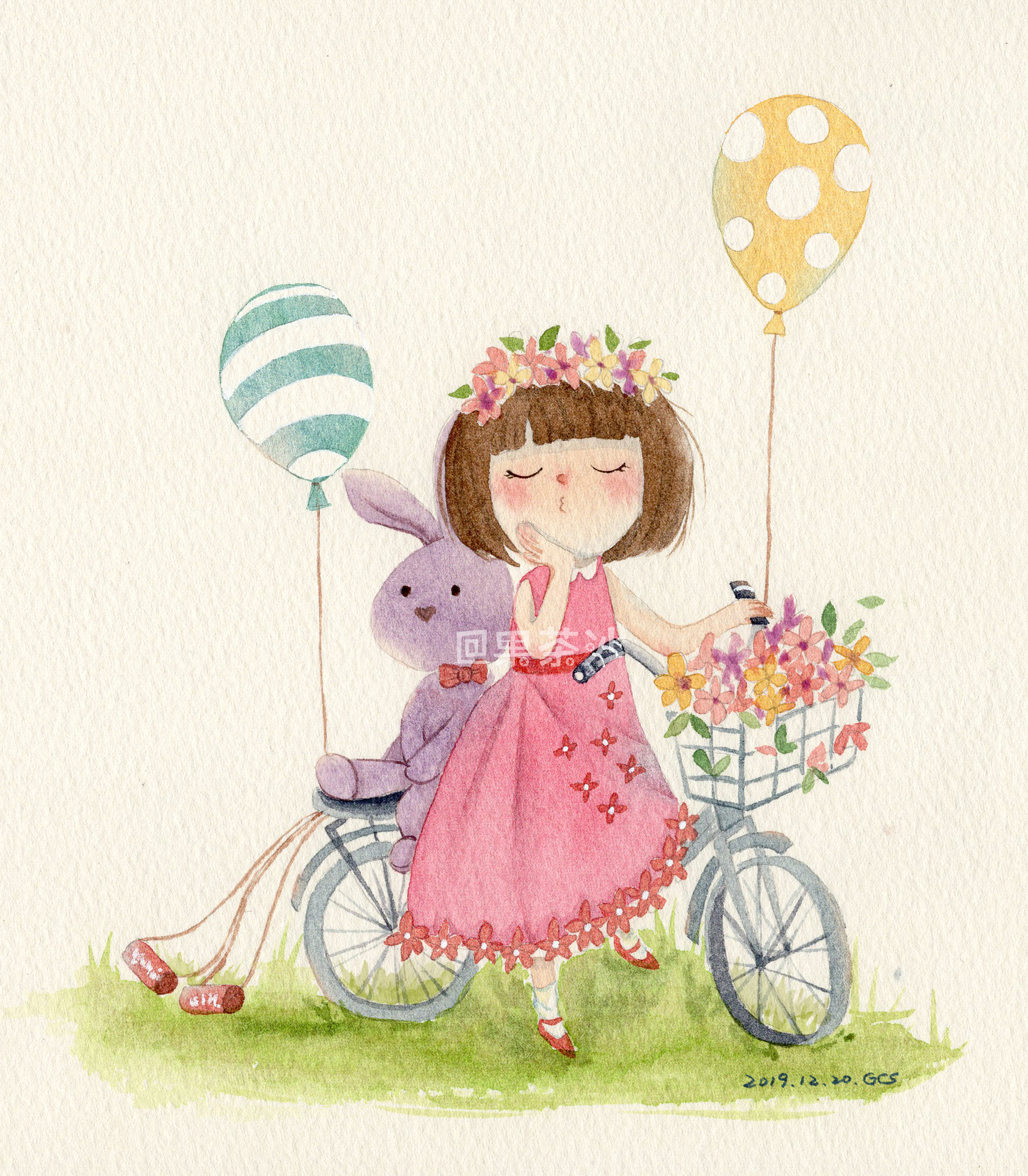 水彩手绘人物|插画|儿童插画|果茶沙 - 原创作品 - 站酷 (zcool)