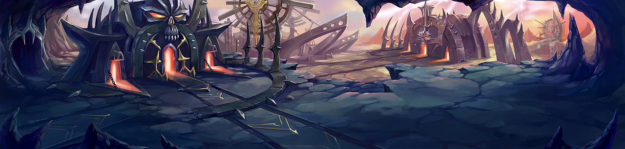 横版游戏场景设计|插画|游戏原画|xu旭_原创作品-站酷zcool
