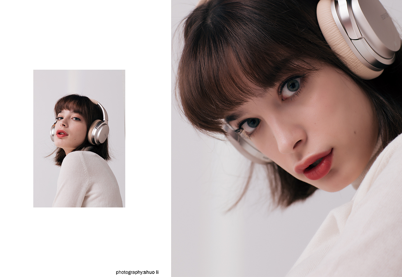 北欧风格人像-耳机