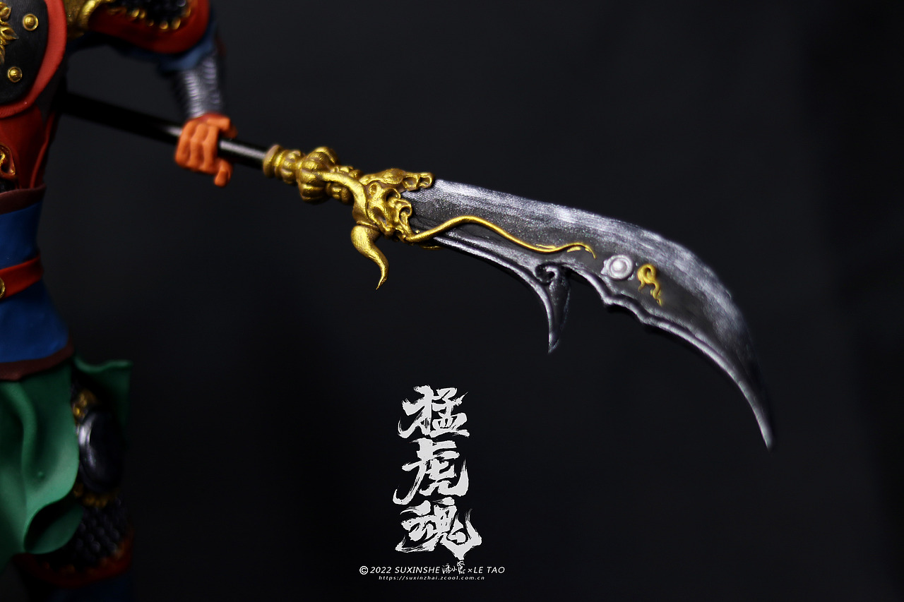 手捏粘土人偶手办三国演义关羽面塑彩塑【塑新斋潘纪】