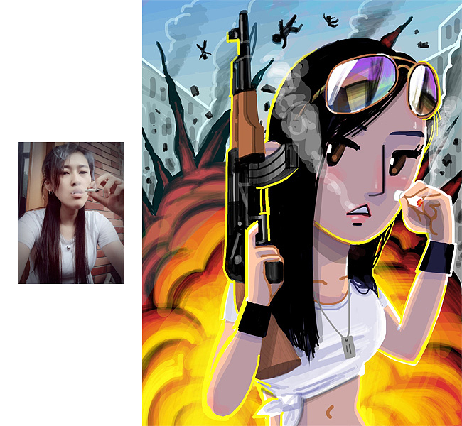 站酷画我作品集02（图ZNjAxNjg3MDA=） - 创作习作 - 站酷设计师zerohole原创素材 - 站酷ZCOOL