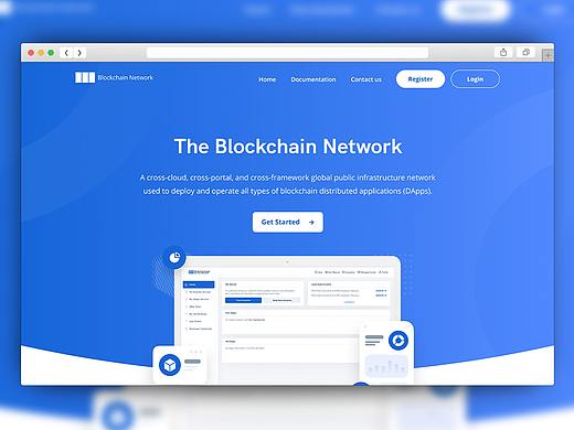 Blockchain Service Network（个人主页-ZNDc1MjYyNzI=） - 企业官网 - 站酷设计师VRigutto原创素材 - 站酷ZCOOL