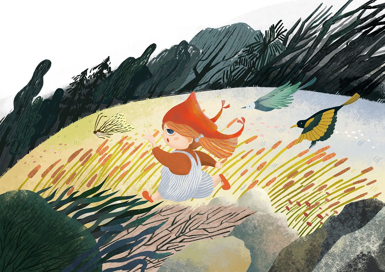 绘本设计-小红帽-场景设计