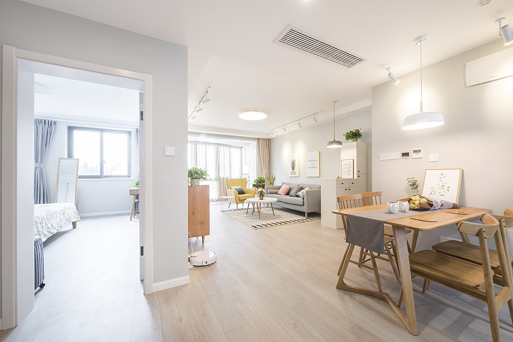 龙湖时代天街精装房北欧风软装案例