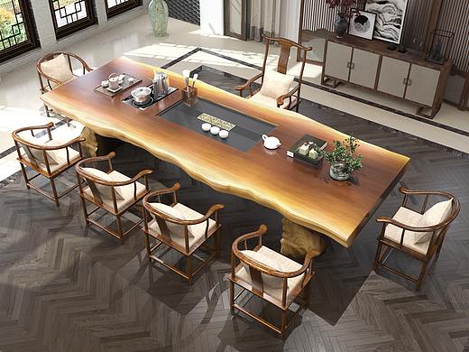 茶桌組合2（個人主頁-ZNTEzMzEwOTY=） - 其他工業(yè)/產(chǎn)品 - 站酷設(shè)計師可符原創(chuàng)素材 - 站酷ZCOOL