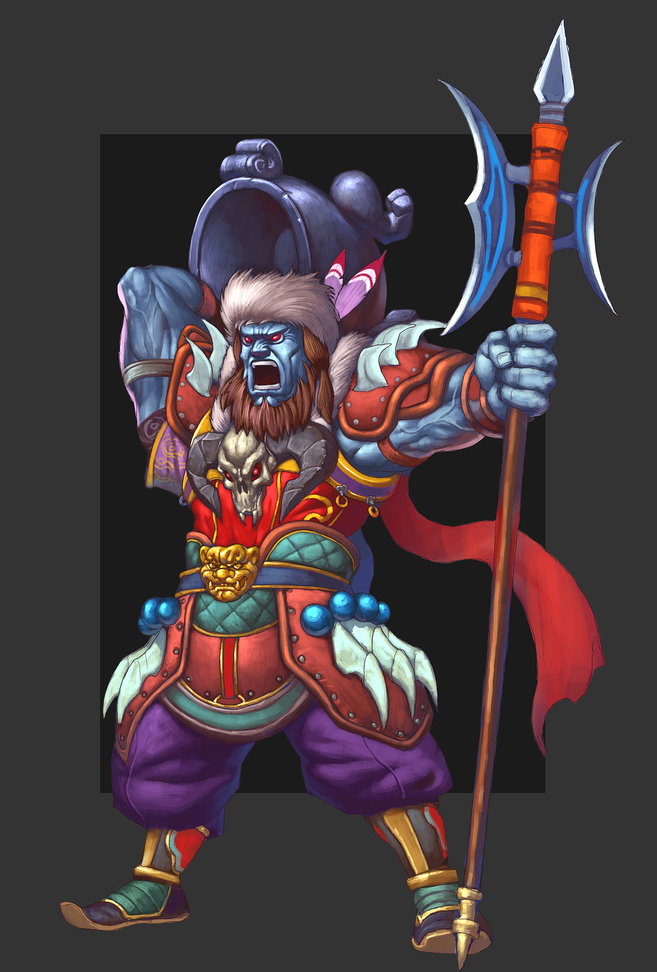 游戏:真命天子游戏角色-楚霸王香芋~噢,是项羽