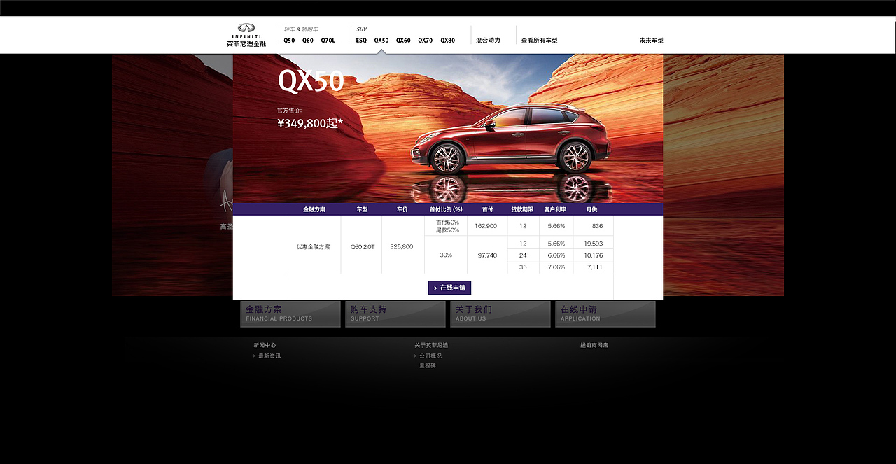 英菲尼迪金融官网（图ZMjAzNDc5NzQw） - 企业官网 - 站酷设计师27D嗦原创素材 - 站酷ZCOOL