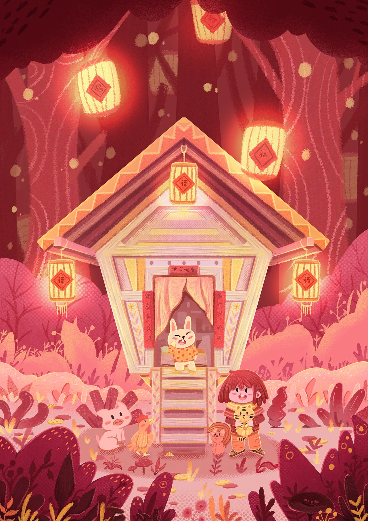 2022个人插画年度总结（图ZMzI4MjI1MDEy） - 儿童插画 - 站酷设计师朱小骞art原创素材 - 站酷ZCOOL