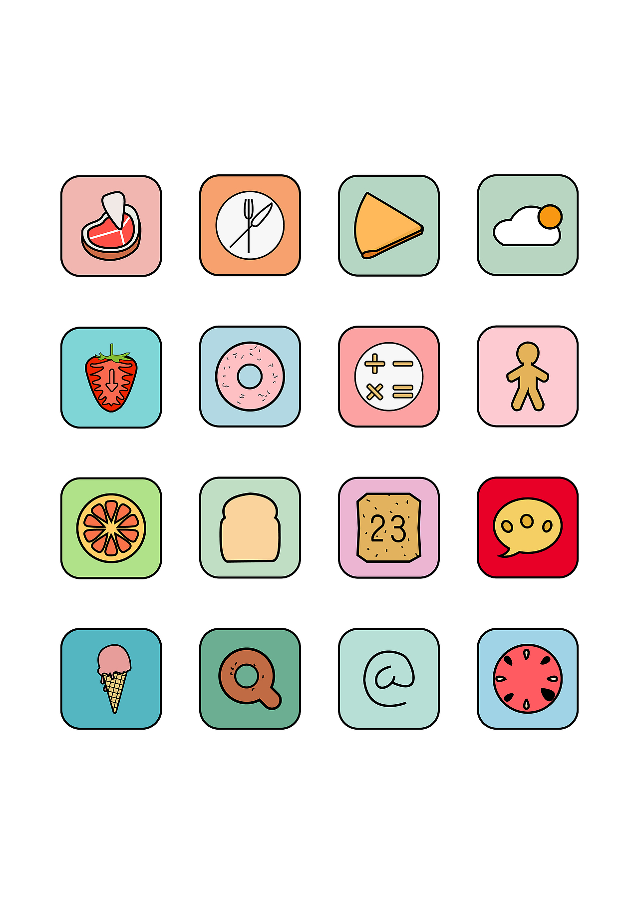 手机图标（图ZMTA1OTI0NjM2） - APP界面 - 站酷设计师叫我小王就好了原创素材 - 站酷ZCOOL