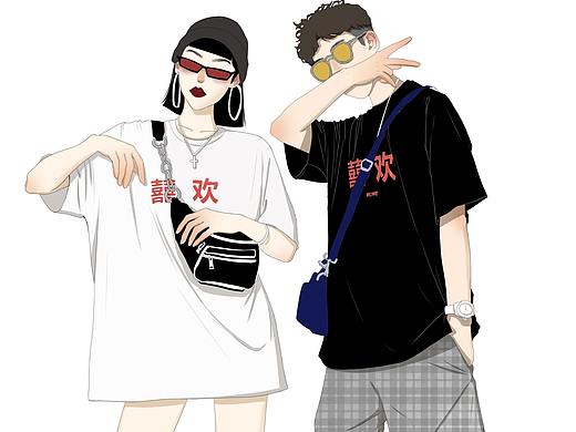 七夕快到啦 四组情侣穿搭~