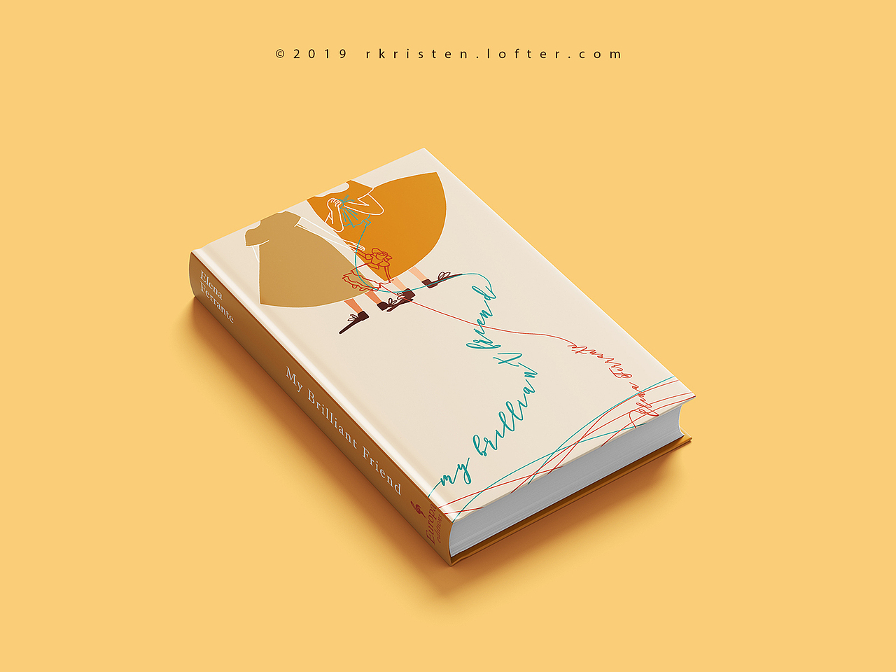 我的天才女友mybrilliantfriend书籍封面插画设计