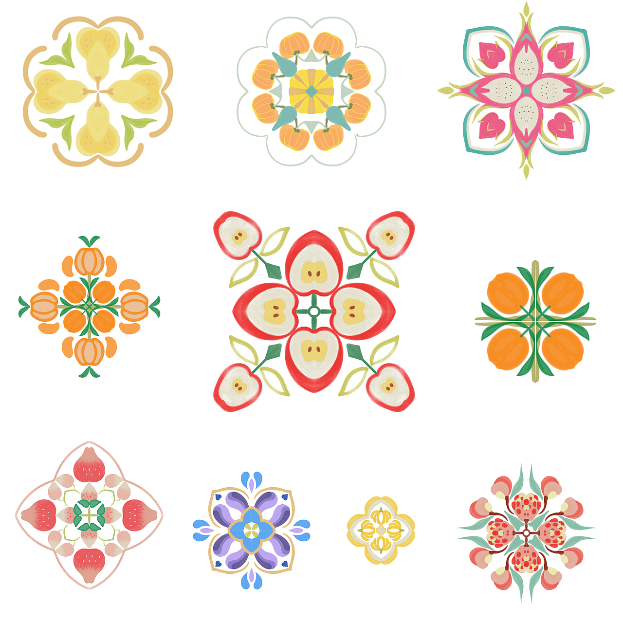 蔬果系列|图案设计