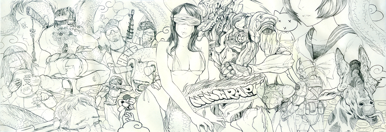 NinYin-ArtWorks（2007-2014）（图ZMTk5NTE5MDQ=） - 创作习作 - 站酷设计师NinYin会火漫画原创素材 - 站酷ZCOOL
