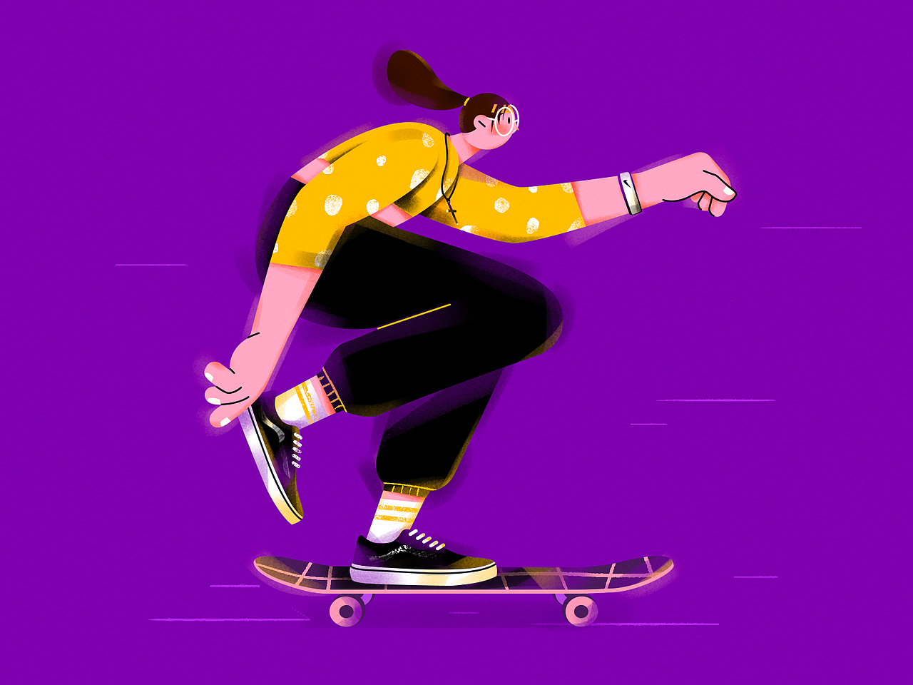 Sports Girl 人物插画（上）（图ZMjM1MTc4MTY4） - 创作习作 - 站酷设计师没有肚肚的杜杜原创素材 - 站酷ZCOOL