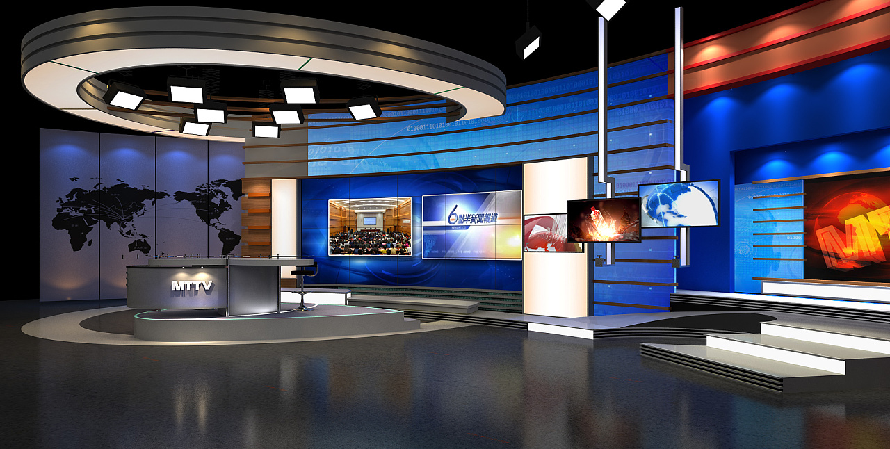 贵州茅台演播室效果图