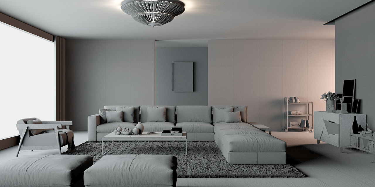 室内三维渲染20161002（图ZNjAwNDI4ODg=） - 建筑/空间 - 站酷设计师星辰绘原创素材 - 站酷ZCOOL