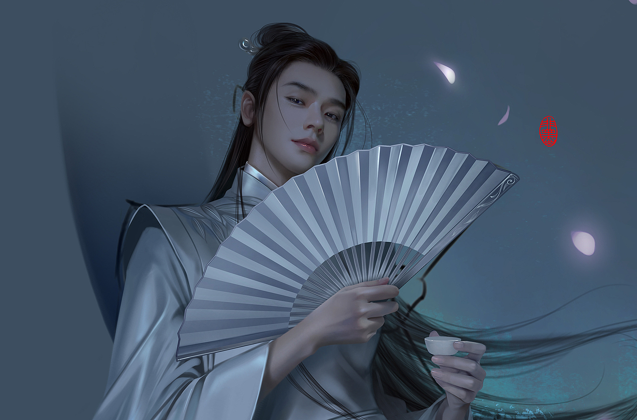 插画师非墨作品-温客行