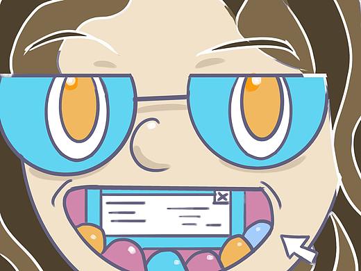 个人插画练习（教师贺图）