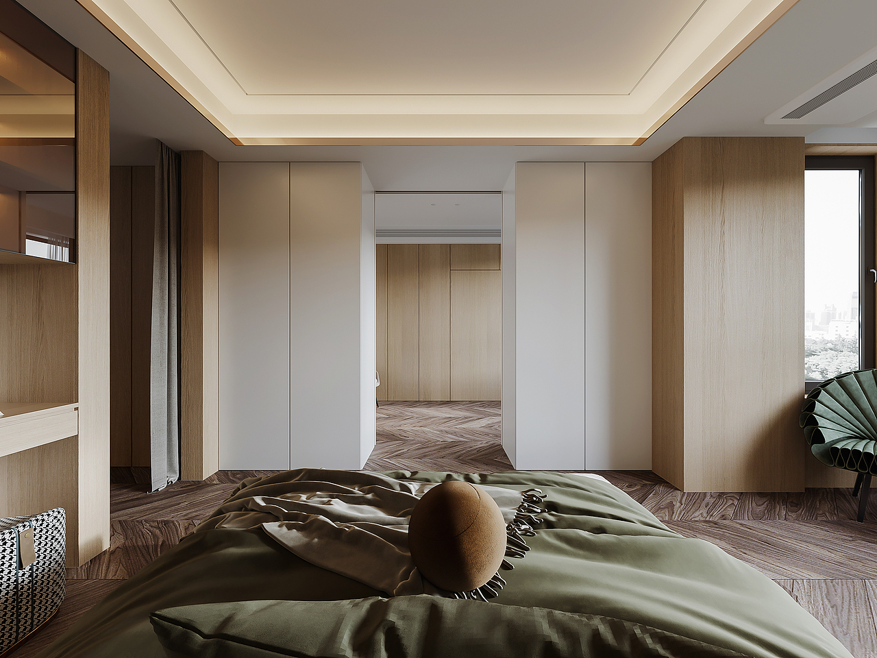 现代轻奢风格效果图