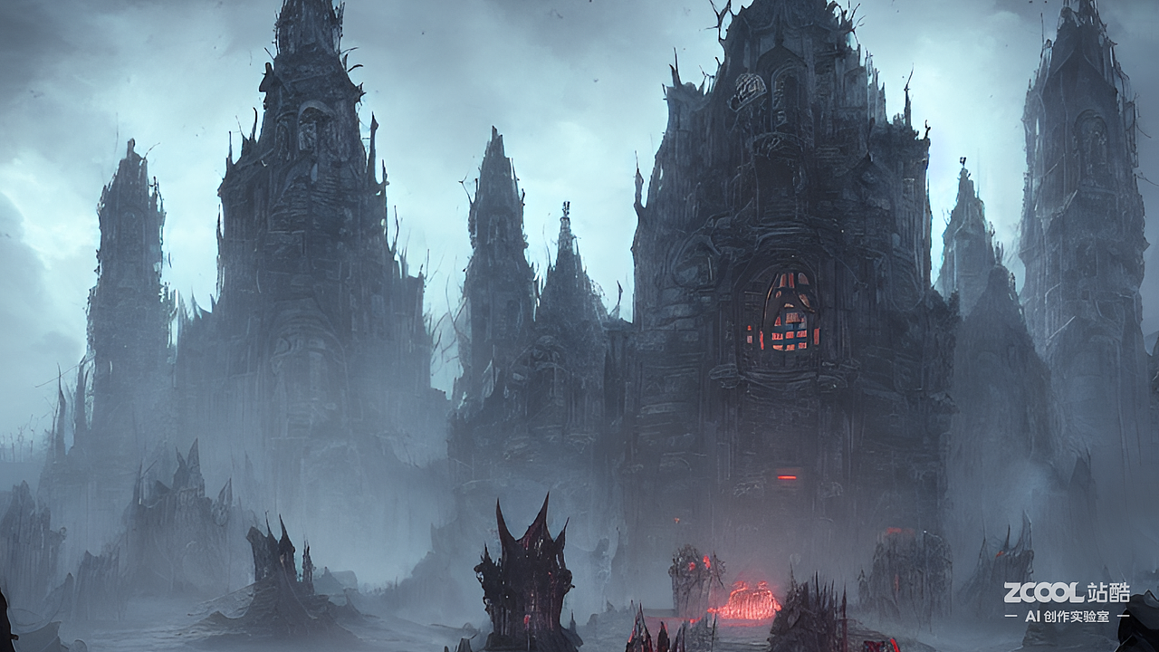 #AI创作实验室#神秘的寺庙（图ZMzIxMDM2NDk2） - AI作品 - 站酷设计师橙核原创素材 - 站酷ZCOOL