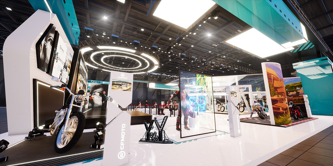 CFMOTO-新品机车发布会展台（图ZMjUzMzA1MTcy） - 展陈设计 - 站酷设计师让驱散飞一会原创素材 - 站酷ZCOOL