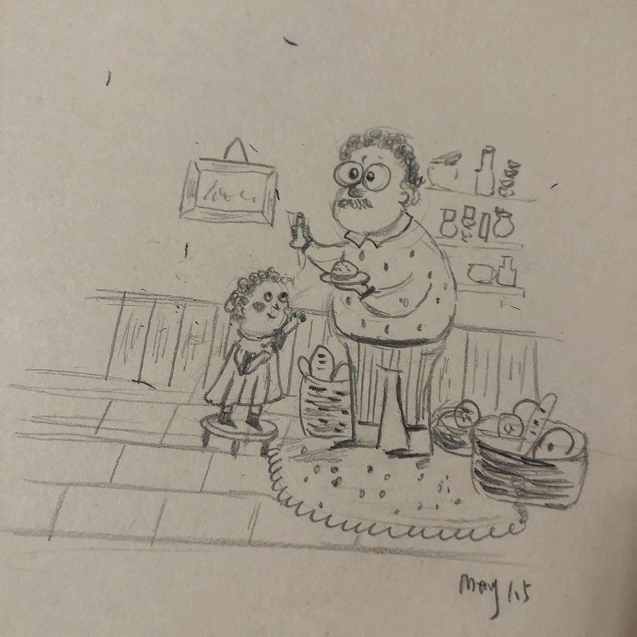 1月临摹小场景（图ZMjQxNzgwMTYw） - 儿童插画 - 站酷设计师李拜天气原创素材 - 站酷ZCOOL