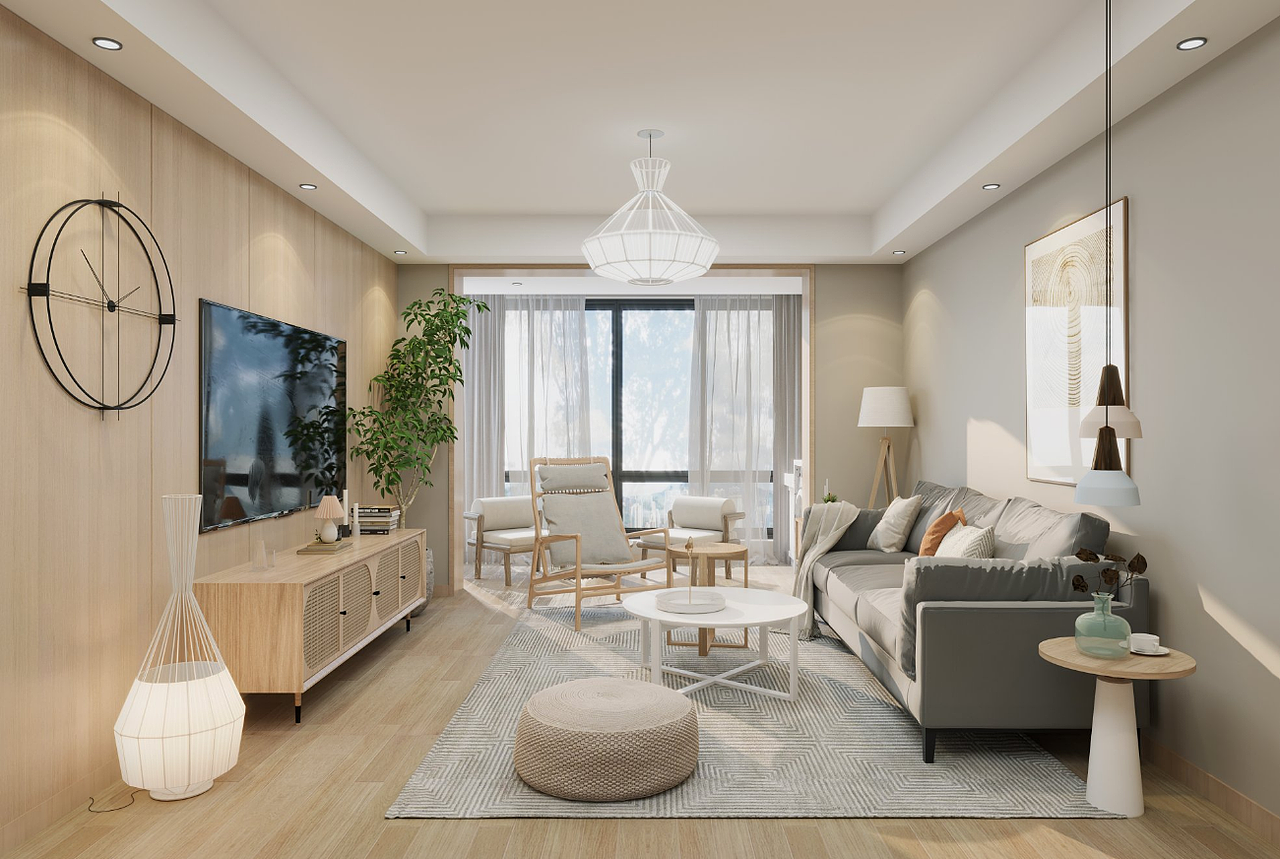 #北欧风格# 温暖治愈系的家，越住越舒服。