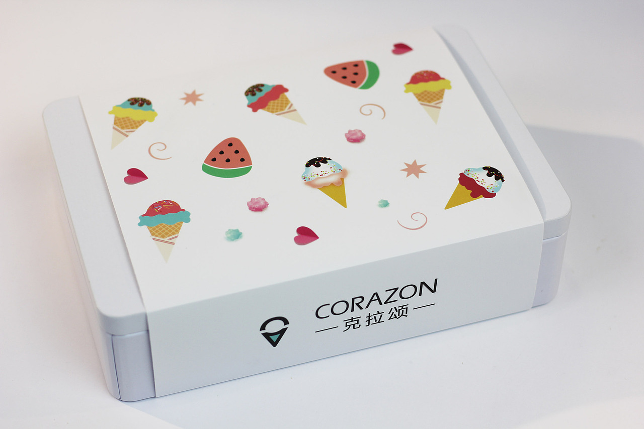 冰淇淋蛋筒&西瓜饼干产品包装、产品设计以及摄影