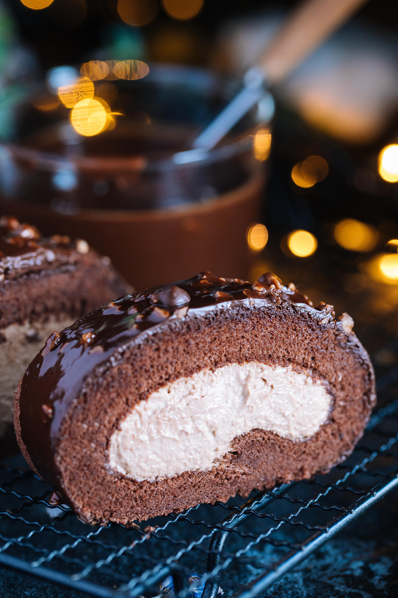 美食摄影夏日巧克力雪糕