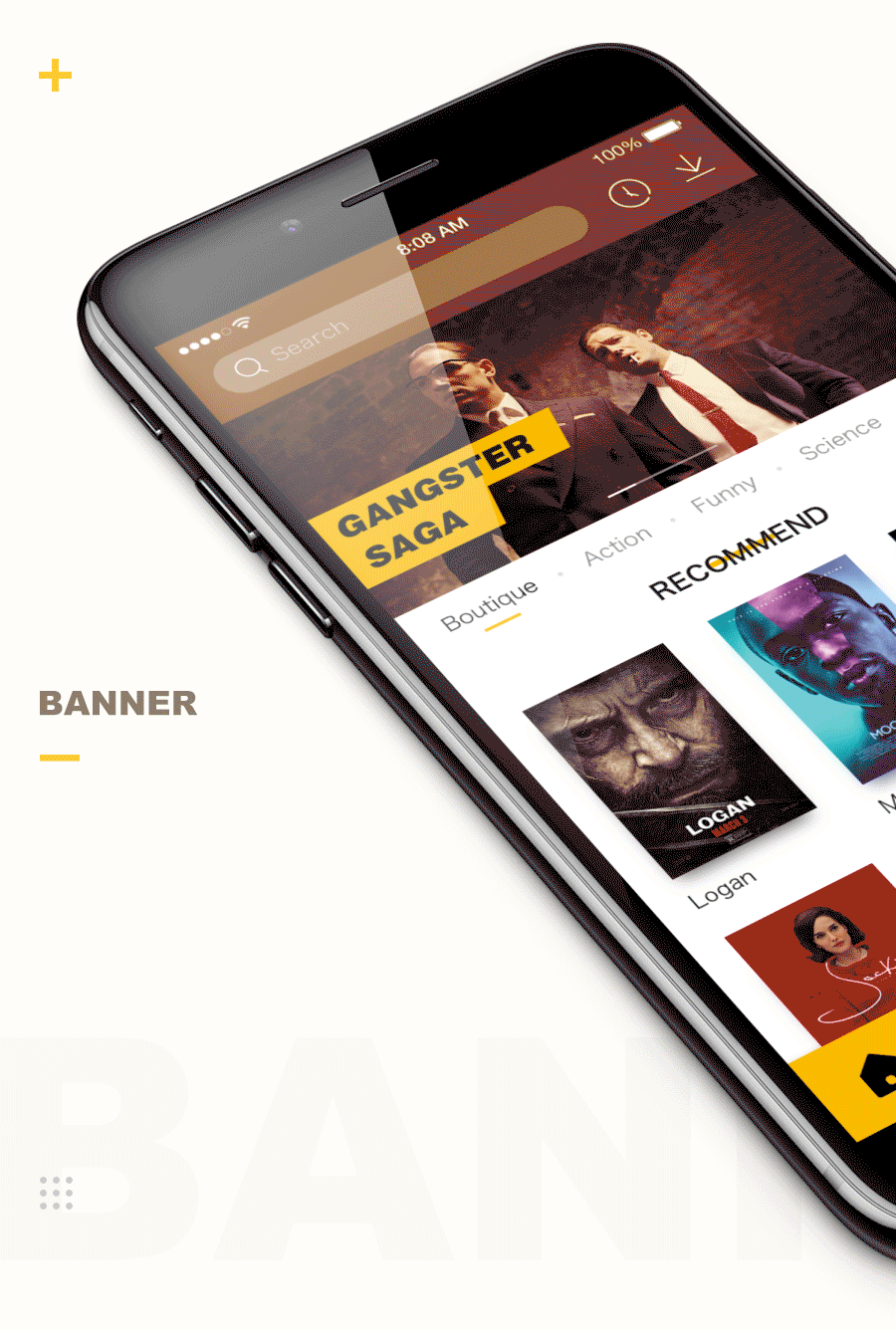 BIG MOVIE-app（图ZMTA3OTEwNDcy） - APP界面 - 站酷设计师Reins原创素材 - 站酷ZCOOL