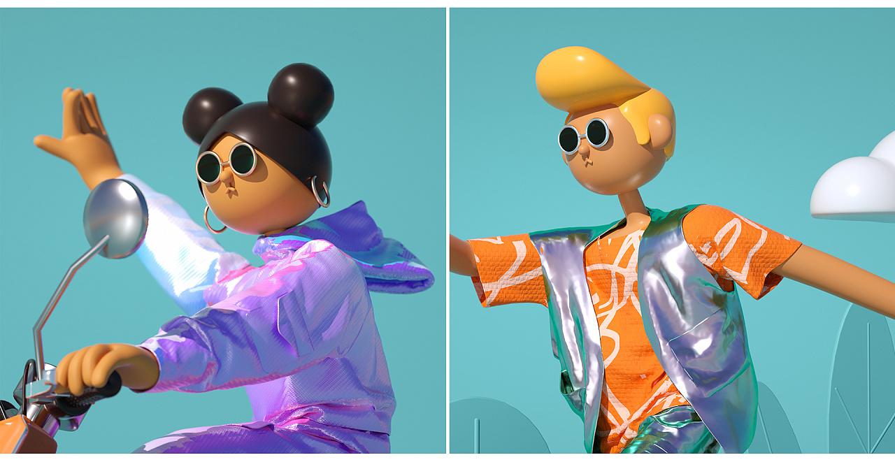 c4d人物绑定和md的结合|三维|人物/生物|宫喜_ - 原创作品 - 站酷 (zc