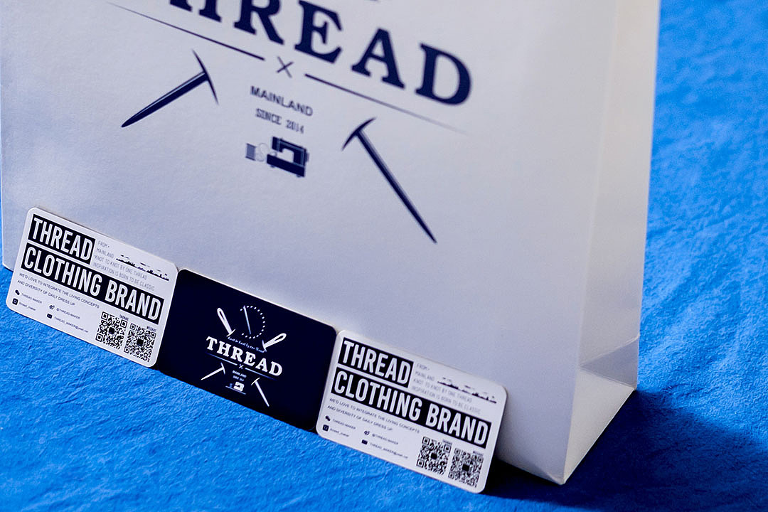 THREAD CLOTHING BRAND 品牌形象识别VI 設計应用製作