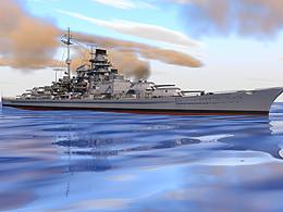 C4D练习：提尔皮茨号战列舰