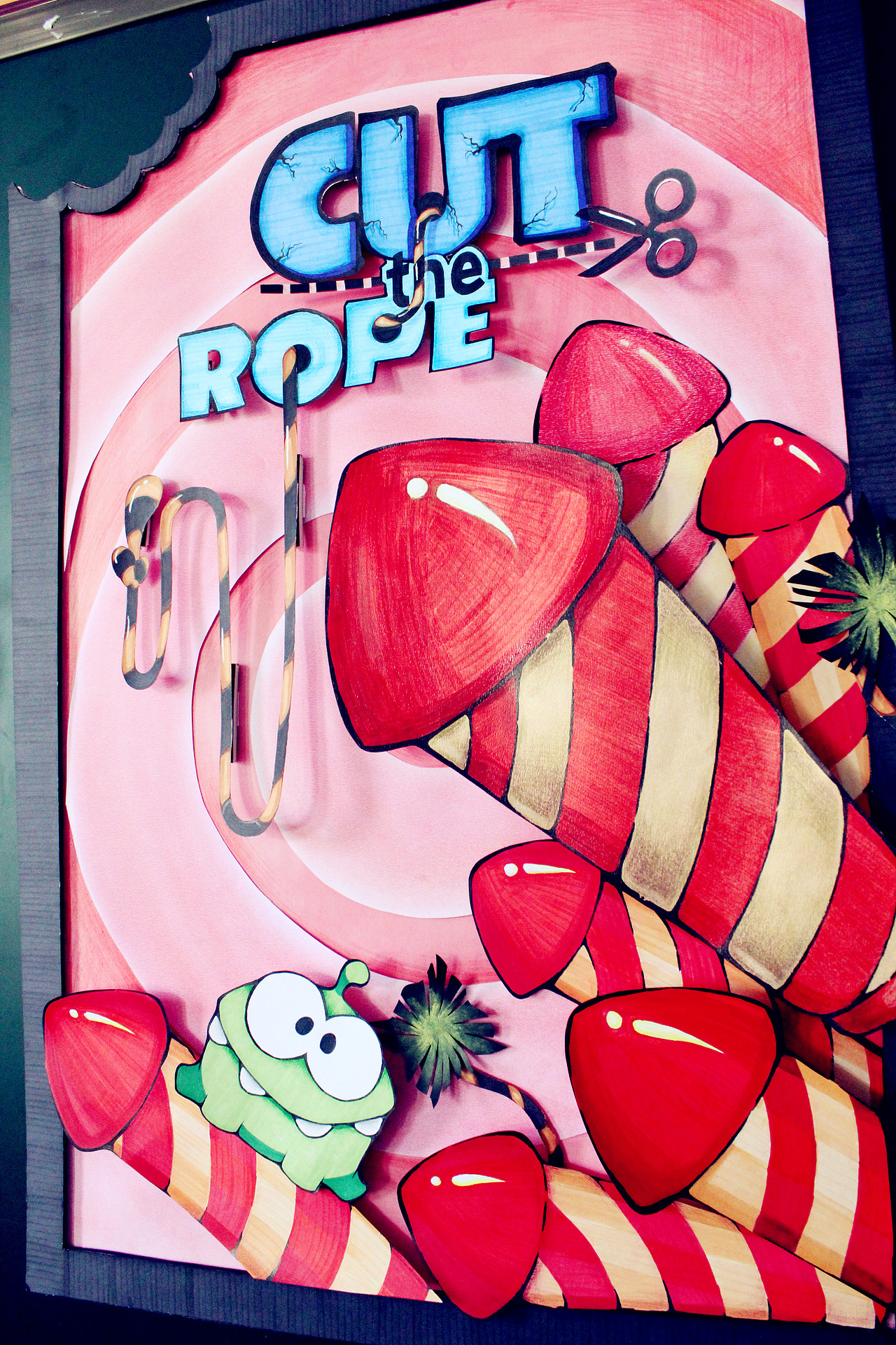 "Cut the rope"POP手绘海报设计（图ZOTU0Nzg5Mg==） - 海报 - 站酷设计师王智髜原创素材 - 站酷ZCOOL