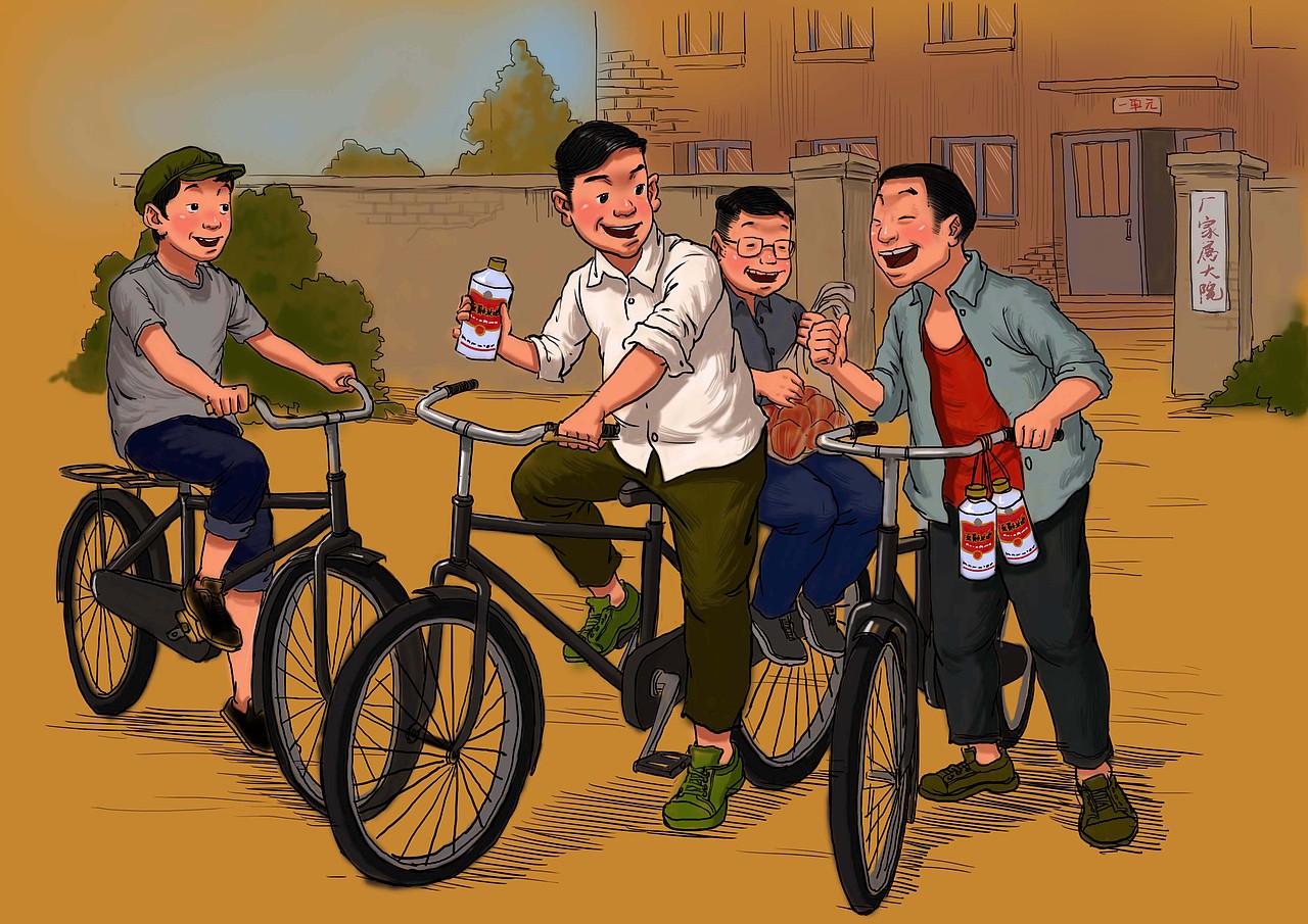 很久以前与互助青稞酒合作的插画（图ZNDUxOTU4NDA=） - 商业插画 - 站酷设计师阿珍原创素材 - 站酷ZCOOL