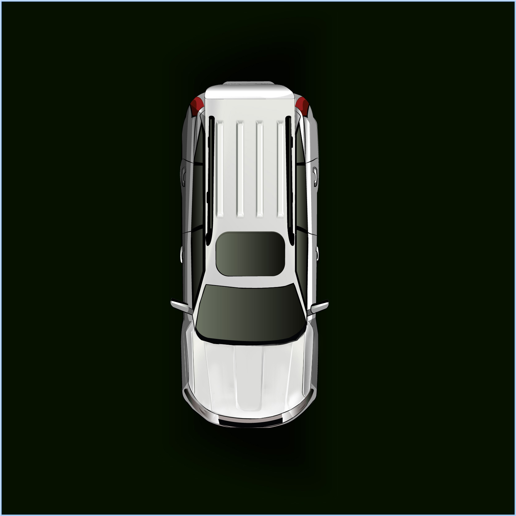 汽车汽车俯视图|平面|其他平面|月几 - 原创作品 - 站酷 (ZCOOL)