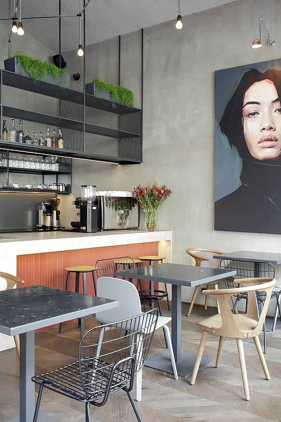 F&B store interior design (cafe)