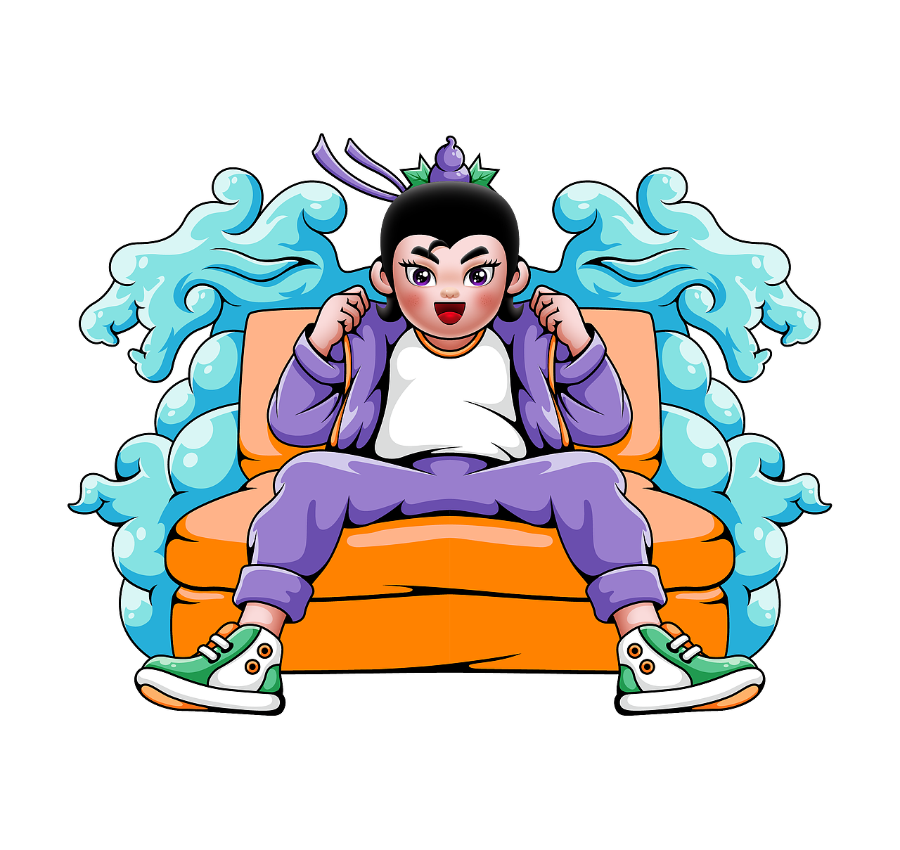 童年童梦葫芦兄弟（图ZMjczMDQ3MTMy） - IP形象 - 站酷设计师羽羊座原创素材 - 站酷ZCOOL