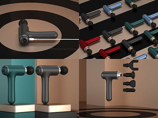 筋膜枪产品动画