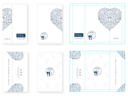 蛋糕刀叉盘包装袋设计 （二）