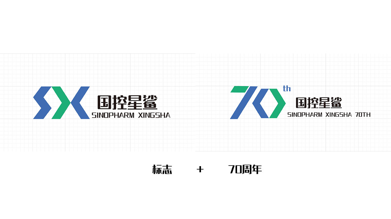 国控星鲨logo设计及70周年