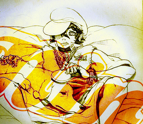 NinYin-ArtWorks（2007-2014）（图ZMTk5NTE5NjQ=） - 创作习作 - 站酷设计师NinYin会火漫画原创素材 - 站酷ZCOOL
