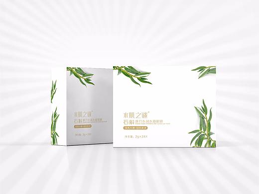 化妆品眼膜落地项目单品盒包装设计