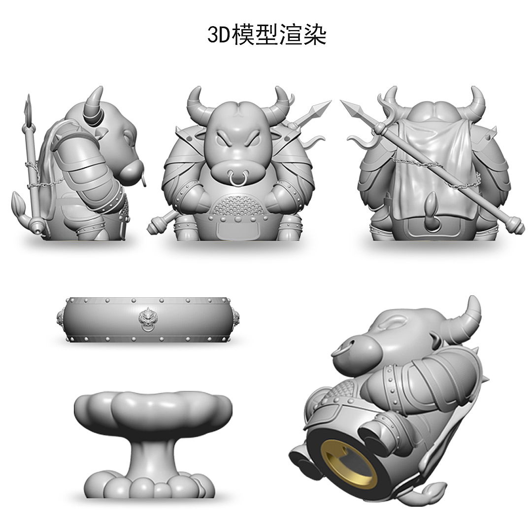 战神牛起！开启2021牛年好运的潮玩开瓶器（图ZMjM4NTIzNjc2） - 玩具 - 站酷设计师朝夕造物Mr大冯原创素材 - 站酷ZCOOL